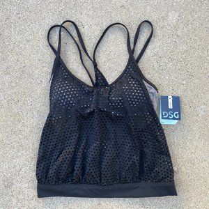 NWT DSG Women's Rosey T-Back 2-in-1 Tankini